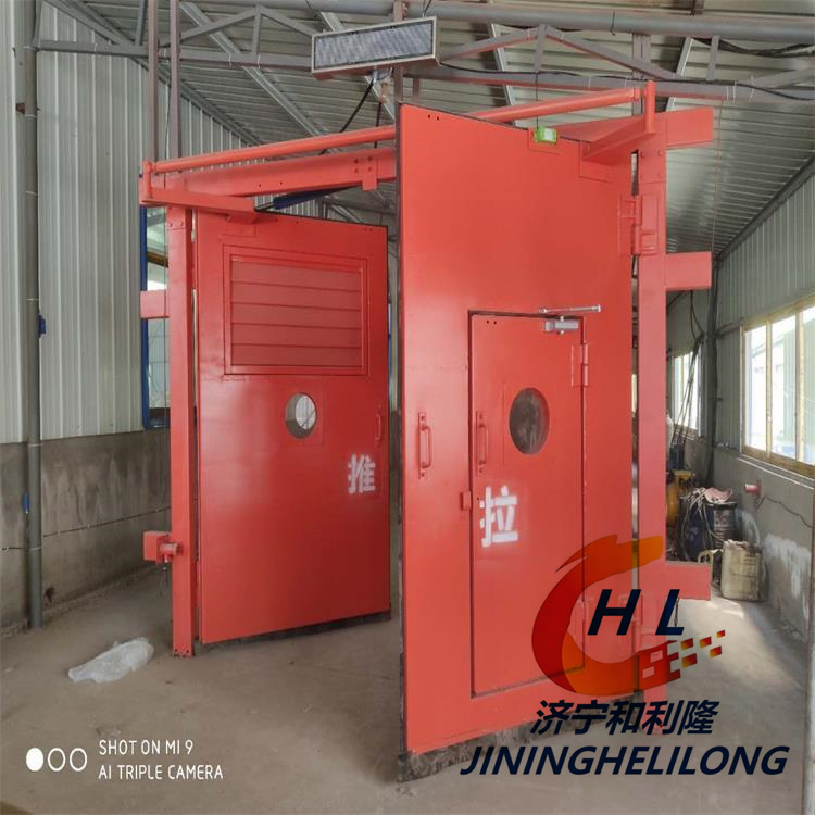 聚氯乙烯复合板门 拉阀式气控正反双向门