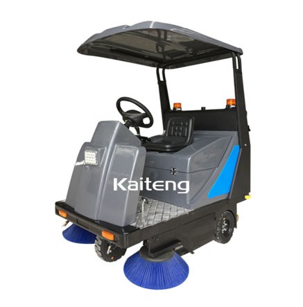 河南扫地机厂家 凯腾电动驾驶式KTS140 小区道路物业下车库扫地机