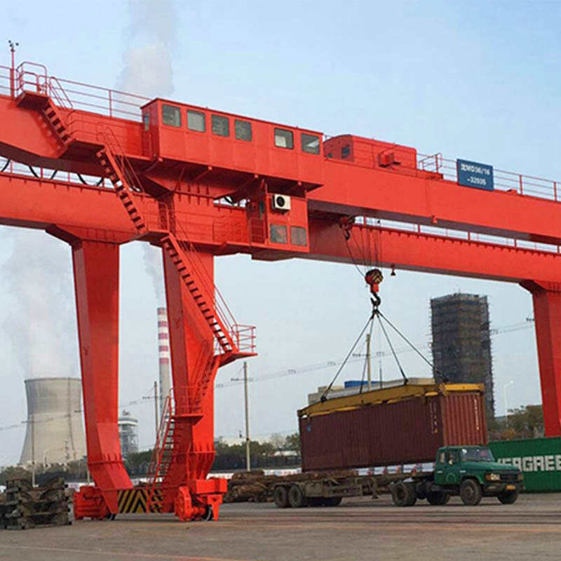 云南普洱龙门吊租赁厂家40t集装箱门机出租
