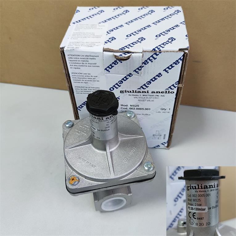 意大利giuliani anello进口放散阀MS20泄压阀MS25排气阀