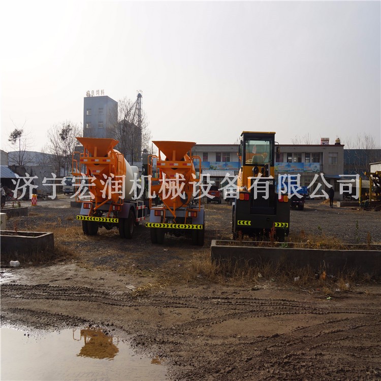 混凝土泵车搅拌车  混泥土自动上料搅拌车  6方搅拌车报价