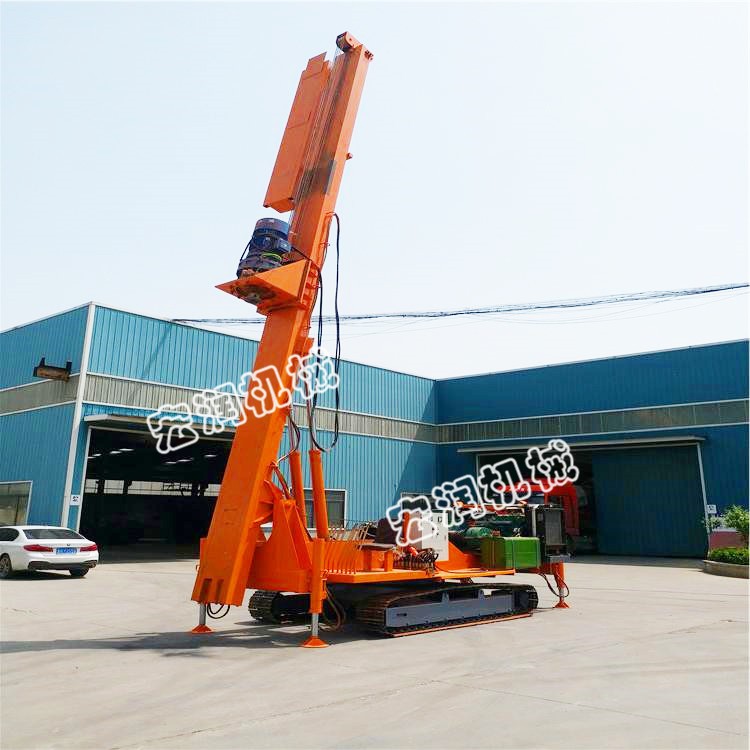 全液压光伏打桩机 植树挖坑机电线杆钻孔机