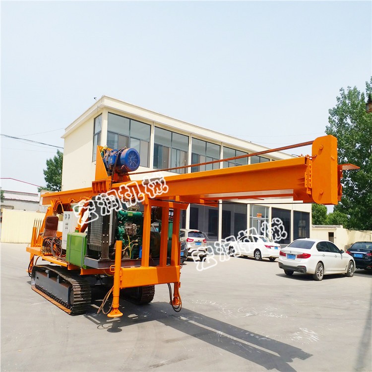 新型履带长螺旋打桩机 混凝土cfg自动灌注桨