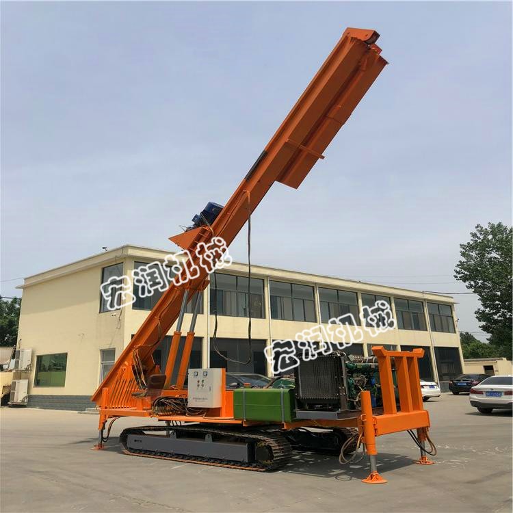 方塔折叠臂长螺旋钻机 植树挖坑机装载机式电线杆钻孔机