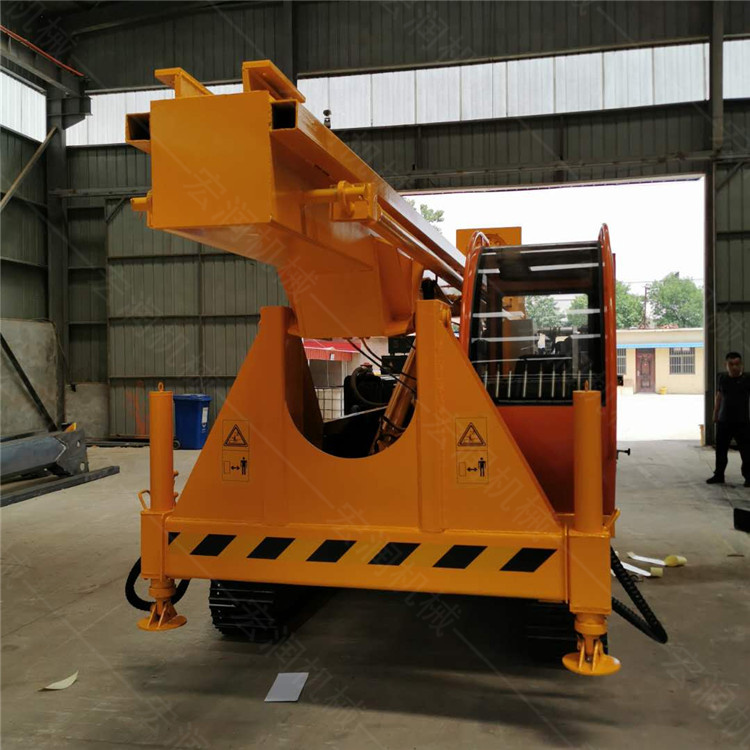 发货四川锚杆基坑支护钻机 履带式液压打桩机