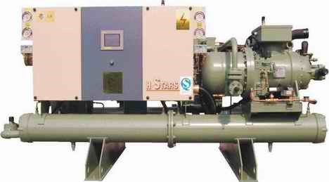 水冷螺杆式冷凝机组-冷库冷冻机组-冷冻保鲜机组-制冷设备