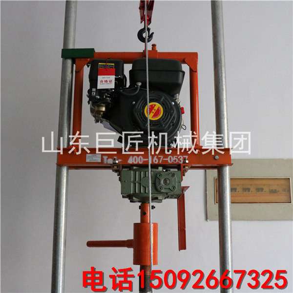 家庭工厂水井钻机 打得快的汽油动力钻井机 省心省力