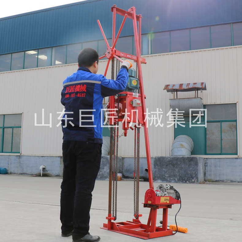 QZ-2DS型卷扬机款三相电轻便取样钻机 岩石取样钻机价格怎么样