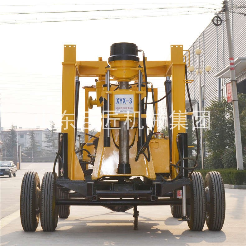 XYX-130轮式液压水井钻机 130米轮式水井钻机配置齐全