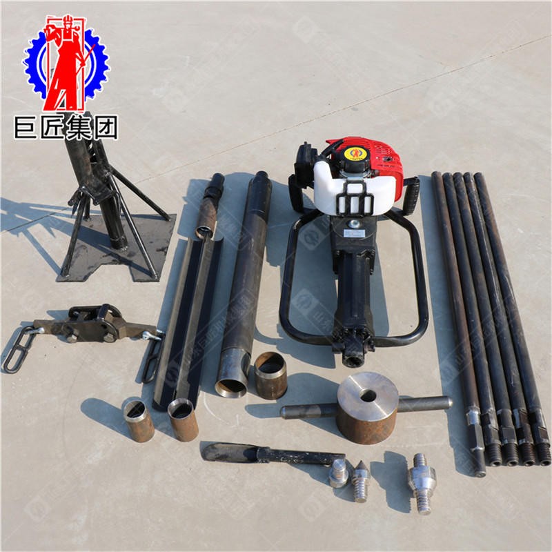 原状土取样 小型取土钻机 便携式取土样器 手持式QTZ-1