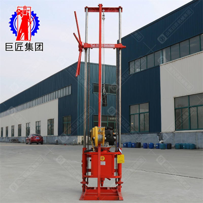 轻型勘探钻机自带卷扬机 QZ-2CS型岩芯钻机提钻轻便