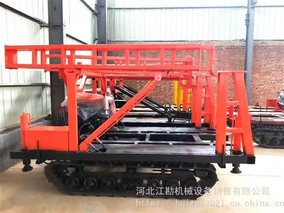 石油勘探150型北探钻机 举臂遥控潜孔锚杆钻机