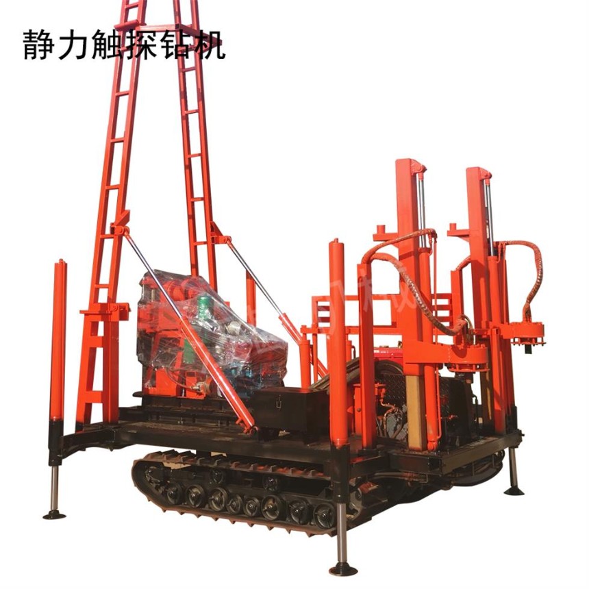 大型10T数显静力触探环境取样钻机机动灵活