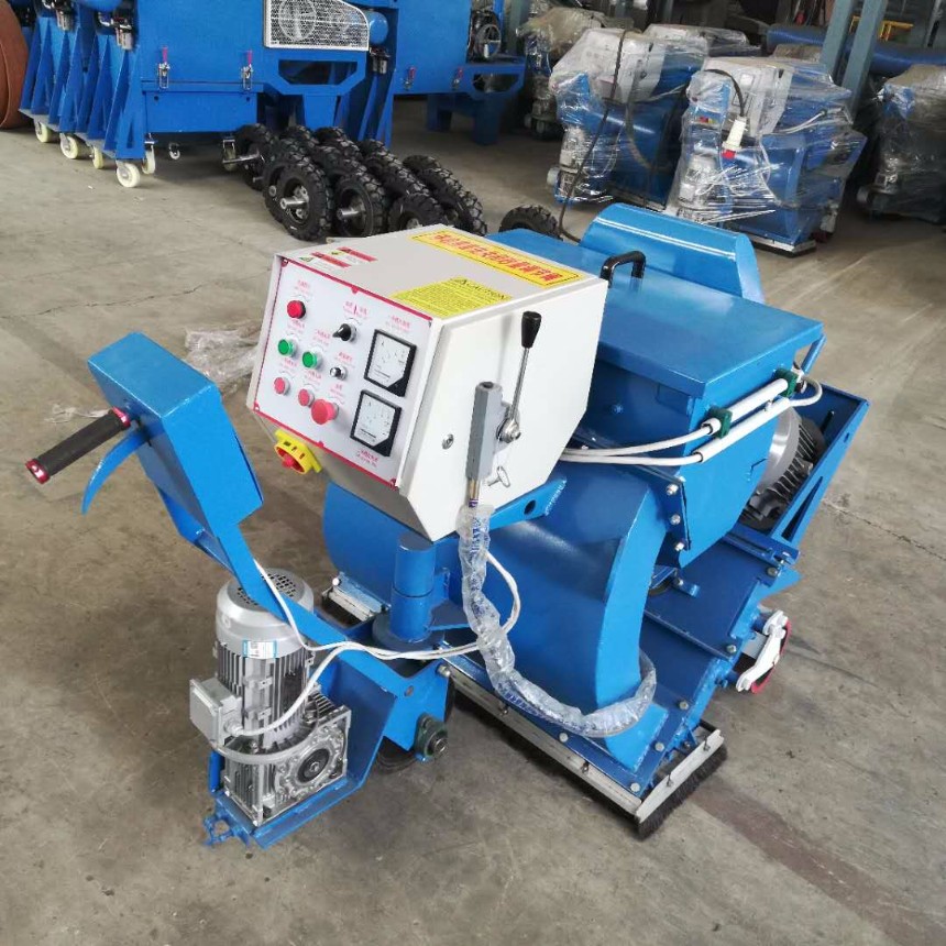 厂家直销小型路面抛丸机 混凝土沥青钢板抛光除锈机