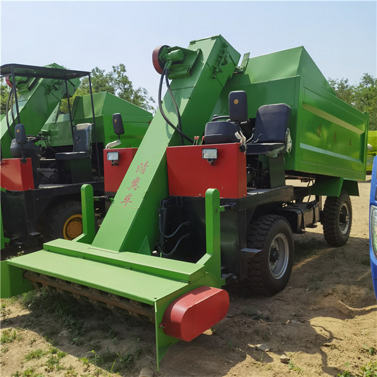 牛粪自动清粪车 液压升降刮板扒粪车