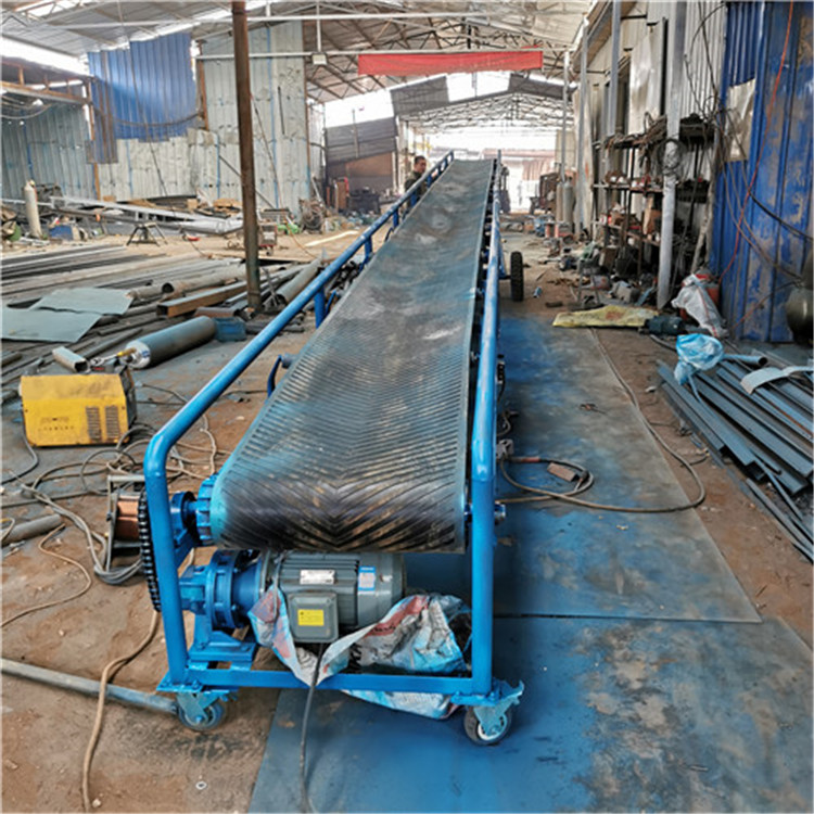 可移动式皮带输送机 污泥粮食化肥输送带