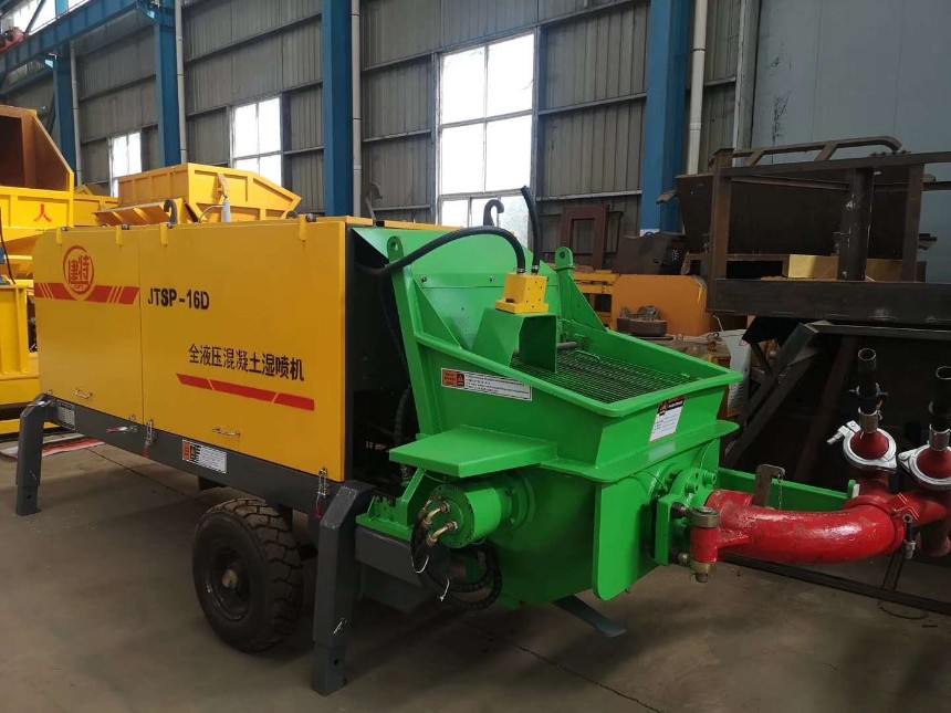 郑州建特JSP-16D混凝土双喷头湿喷机