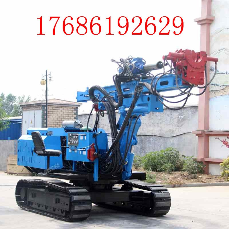 太阳能光伏电站打桩机 振动锤打打桩机 青海地区光伏工程指定用机