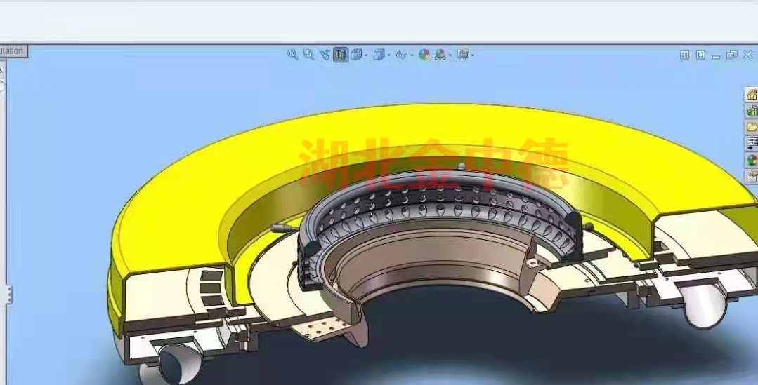 湖北金中德吹膜机全自动风环