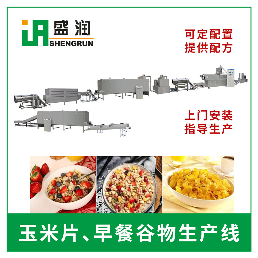 盛润机械-TSE-玉米片膨化生产线