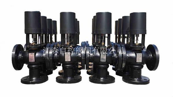 江森法兰电动三通阀