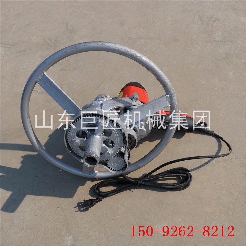 巨匠SJD-2A两相电手持式钻井机 小型水井钻机 农村打井机