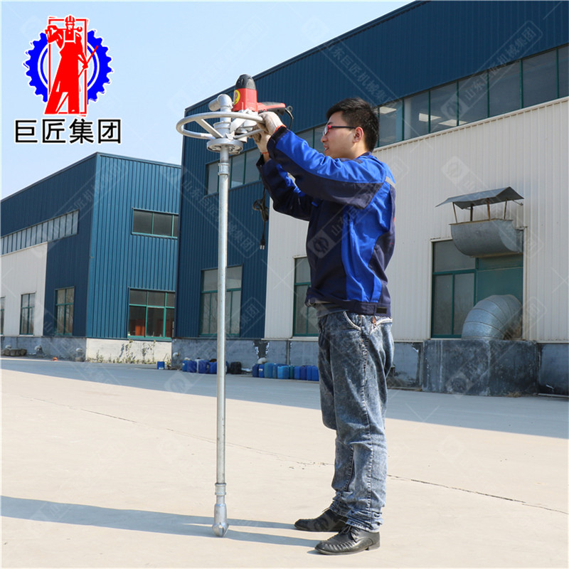 华夏巨匠SJD-2A便携式电动打井机 家用圆盘式小型钻井机