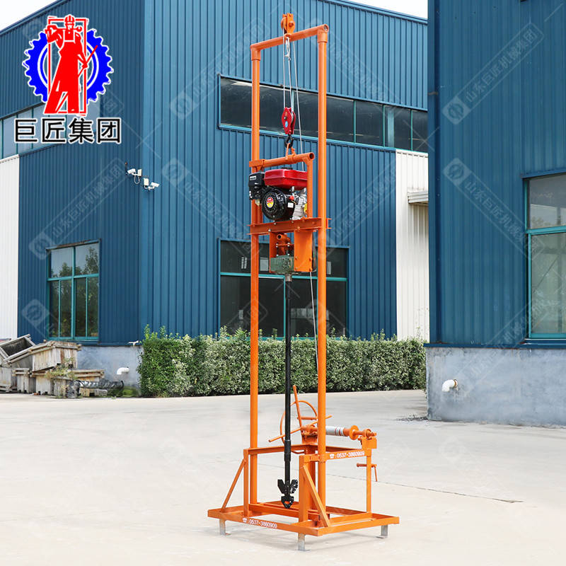 华夏巨匠SJQ型汽油打井机 小型民用钻井机 野外打井更方便 声测管疏通钻机