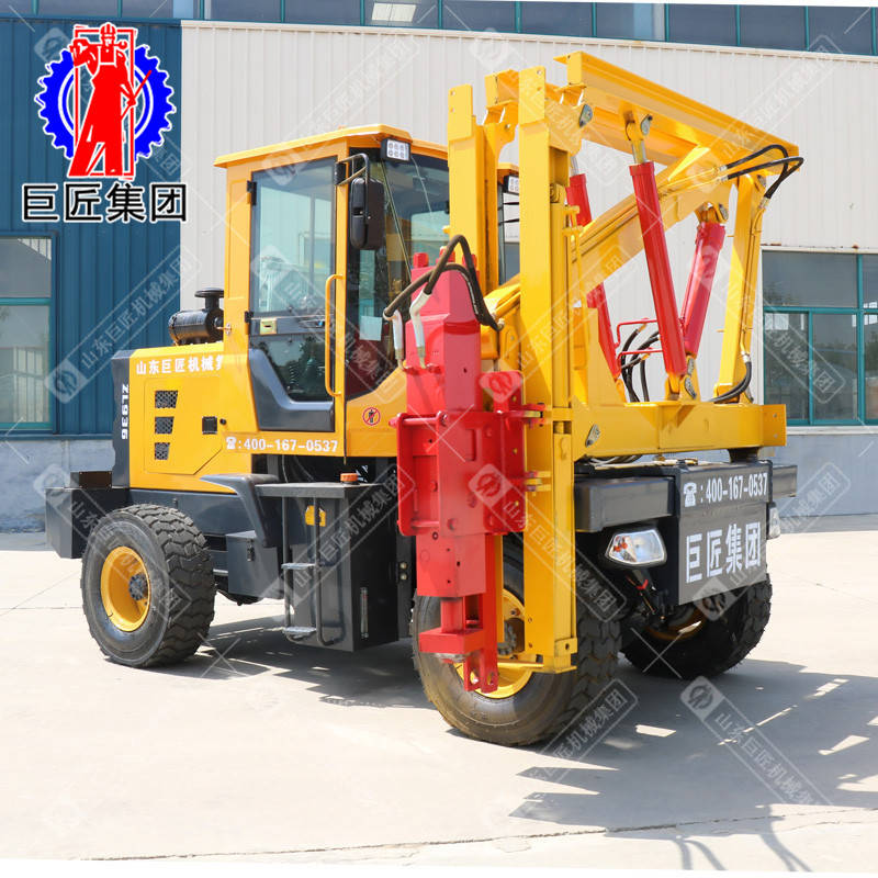 华夏巨匠 DZC-Ⅰ型装载式护栏打拔一体机