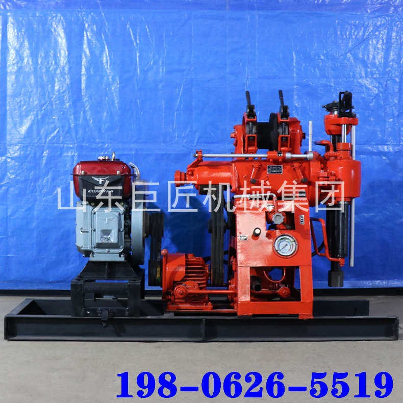 山东巨匠小型地质勘探水井钻机液压岩心取样钻机