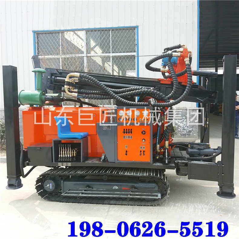 巨匠供应高效气动钻井机FY260履带式气动水井钻机大型打井设备