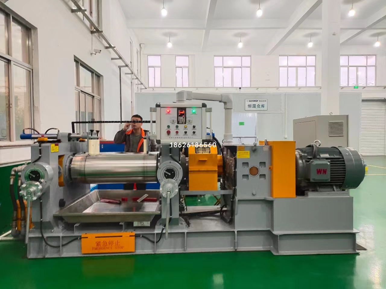 氟橡胶新材料混合压片两辊机开炼机