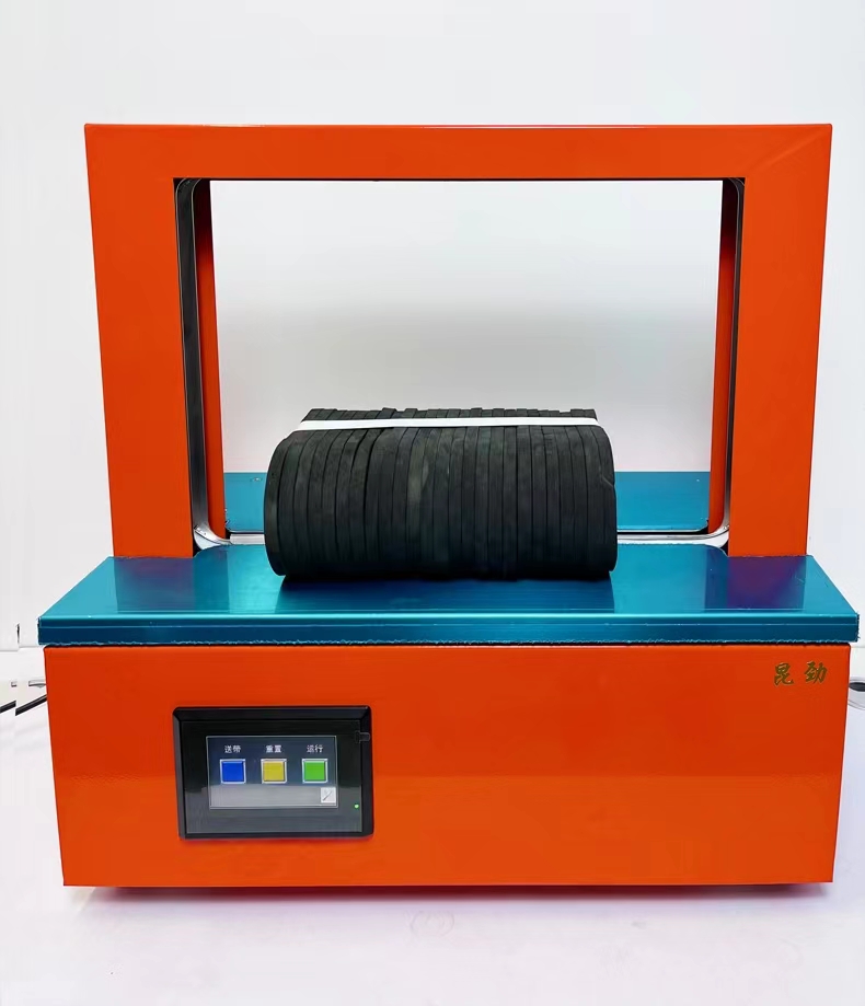 捆扎打包机在毛巾、袜子布艺行业的价值与效益体现