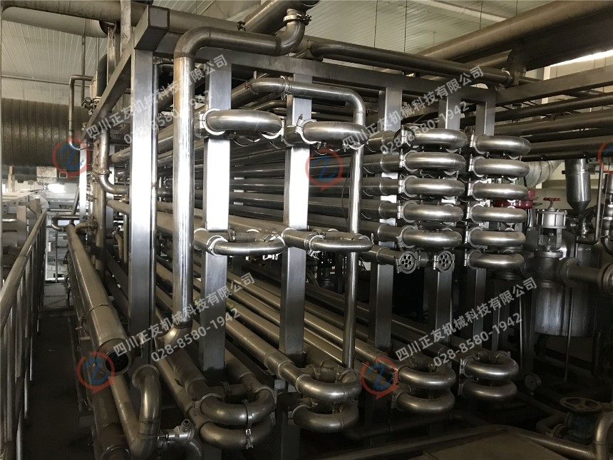 出售利乐壳体和管换热器