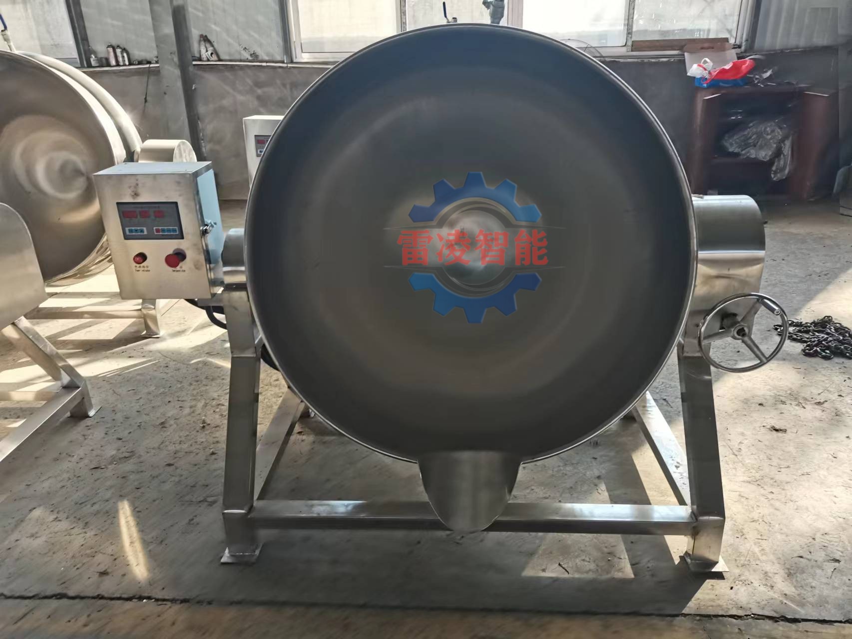 搅拌夹层锅全自动汤锅炒锅