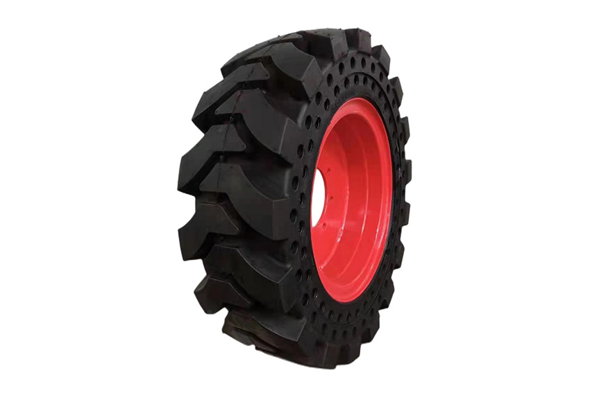 滑移装载机轮胎 10-16.5实心胎 12-16.5实心轮胎