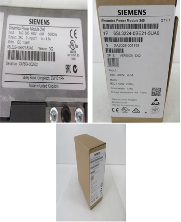 西门子6SL3224-0BE21-5UA0控制器模块 电机马达