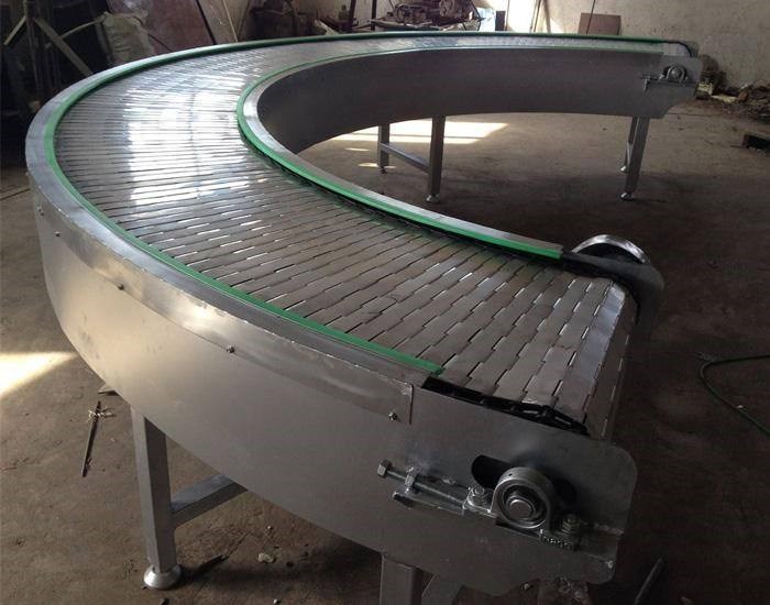 盛大链板转弯输送机