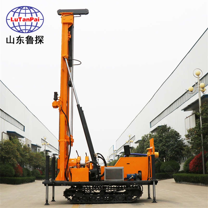 直销打井设备300米履带式气动打井机 液压水井钻机水气两用钻井机