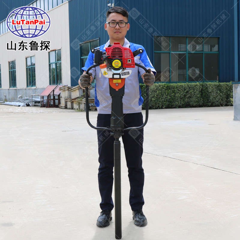 山东鲁探提供QTZ-1冲击式取土钻机 内燃助力土壤勘探钻机