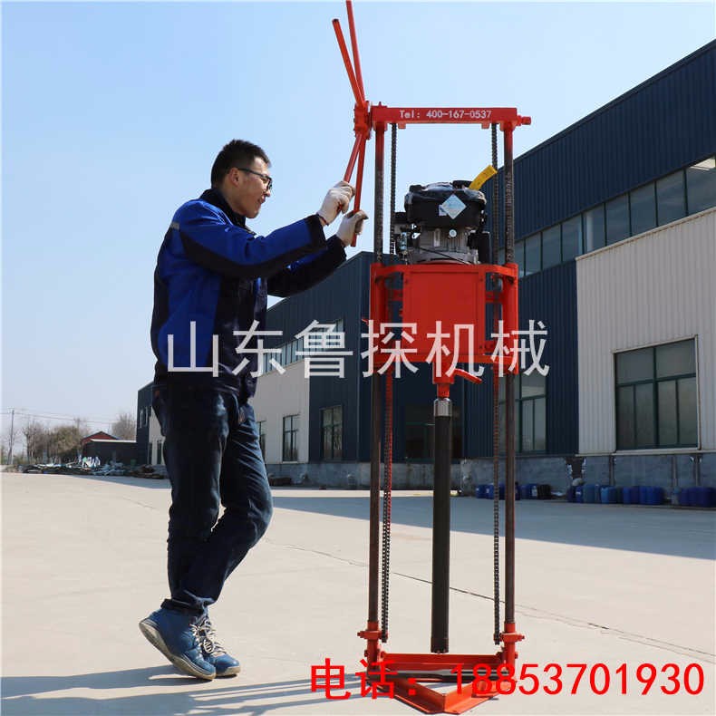 小型工程钻探机QZ-2B便携式岩芯取样钻机 野外地质勘探钻机