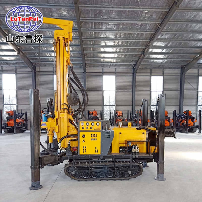 履带气动打井机生产商山东鲁探FYX-200水井钻机