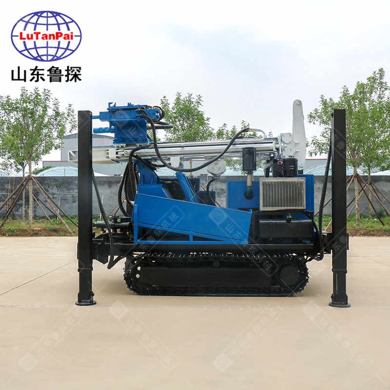 HBZ-2型履带式环保钻机 螺旋打钻建井 液压冲击直推取样