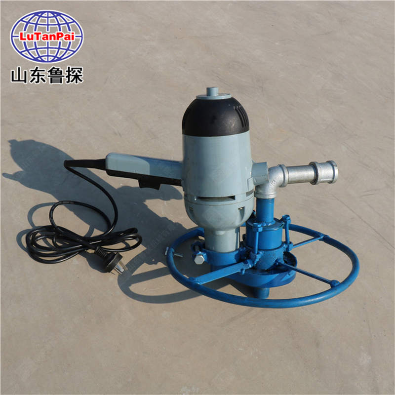 鲁探SJD-2A小型水井钻机手持圆盘式钻井机民用水井钻机两相电水井钻机