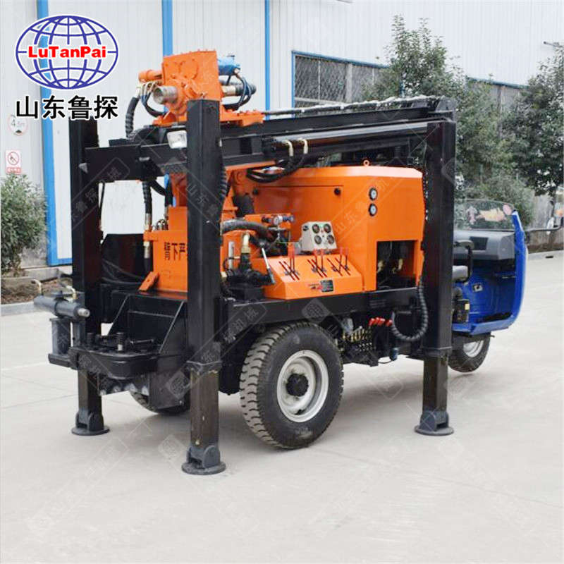 山东鲁探CJC-200车载式气动水井钻机工程打井设备操作简单