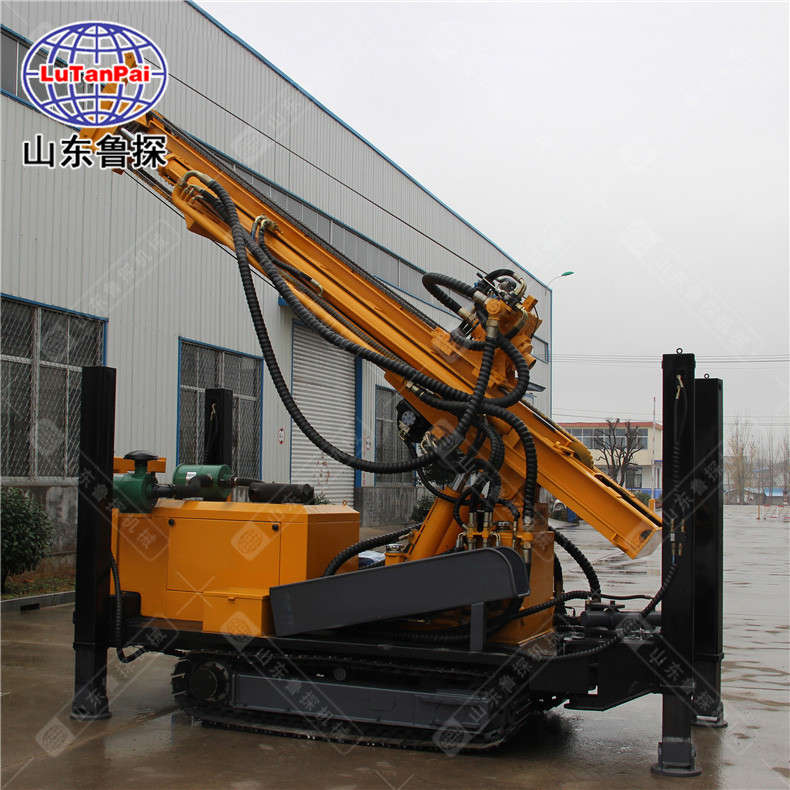 山东鲁探CJD-300履带式气动水井钻机深水井打井设备