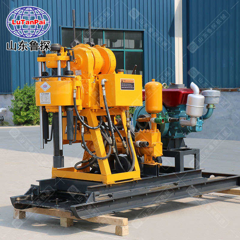 鲁探供应HZ-130YY可移机液压水井钻机 回转式小型挖井机 打井效率高