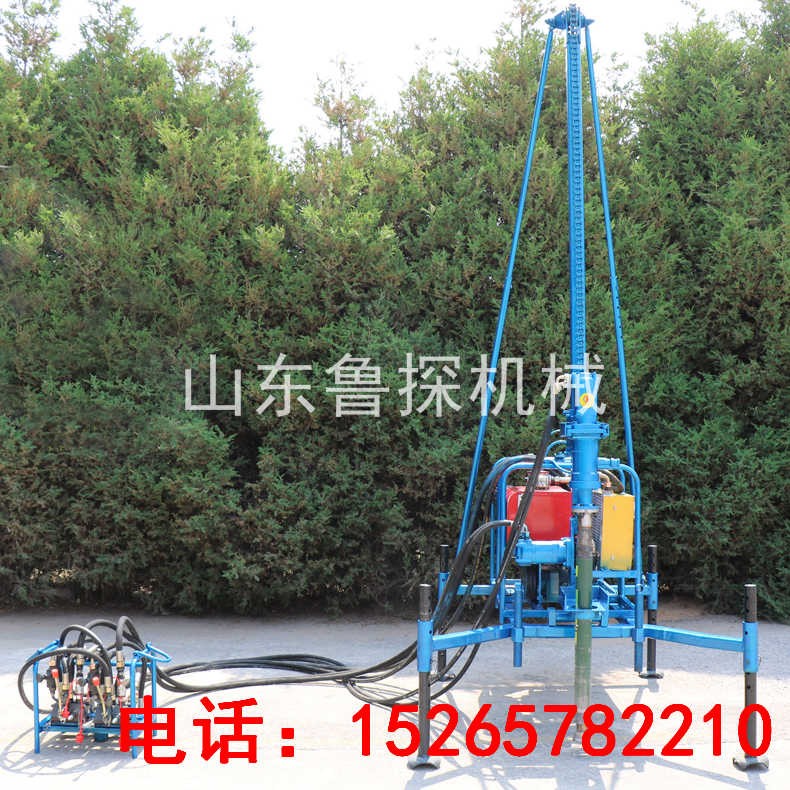 热销鲁探SDZ-30S升级款山地钻机 风动凿岩打爆破孔设备物探钻机