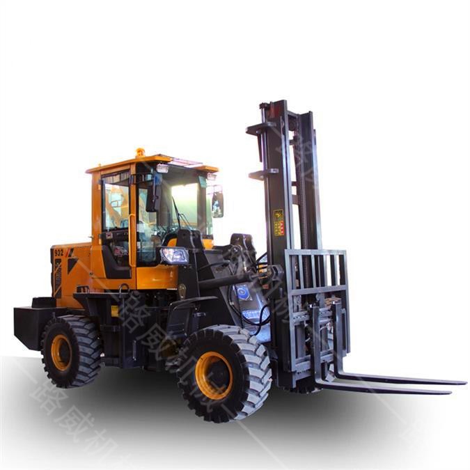 厂家直销多功能工程改装叉车 3吨越野叉车 小型轮式越野叉车