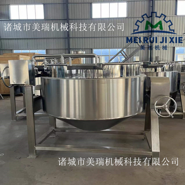 天然气加热夹层锅 肉类卤煮设备 导热油夹层锅
